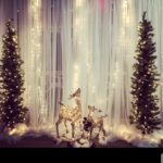 26-Christmas theme backdrop with deer