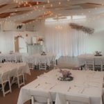 31-White album wedding chapel - backdrop and tableware