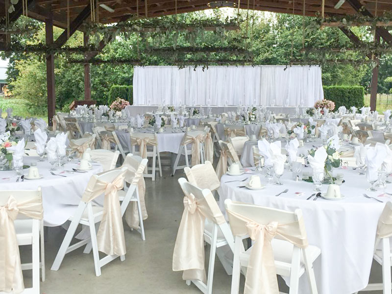 Partytree Events - Head Tables and Backdrops