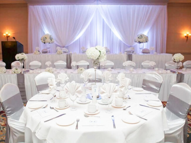 Partytree Events - Head Tables and Backdrops