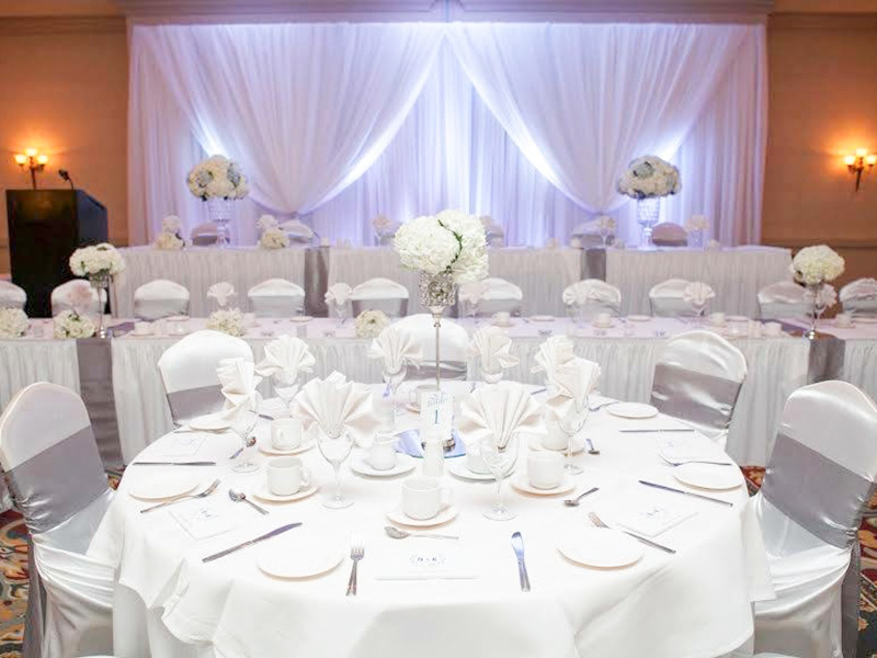 Partytree Events - Head Tables and Backdrops