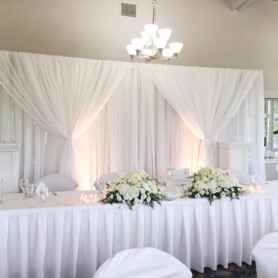 Partytree Events - Head Tables and Backdrops