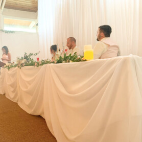 Partytree Events - Head Tables and Backdrops