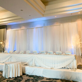 Partytree Events - Head Tables and Backdrops