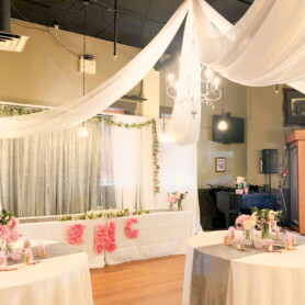 Partytree Events - Head Tables and Backdrops