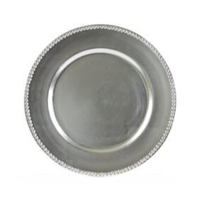 Partytree Events - Silver Charger Plate